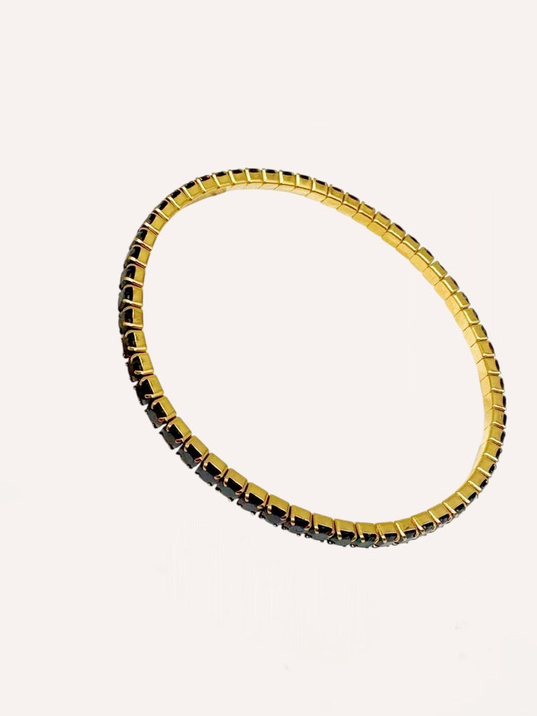 Bracciali tennis con zirconi colorati piccoli – Tennis Luxe