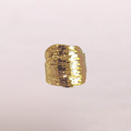 Anello dorato effetto martellato - Poseidone