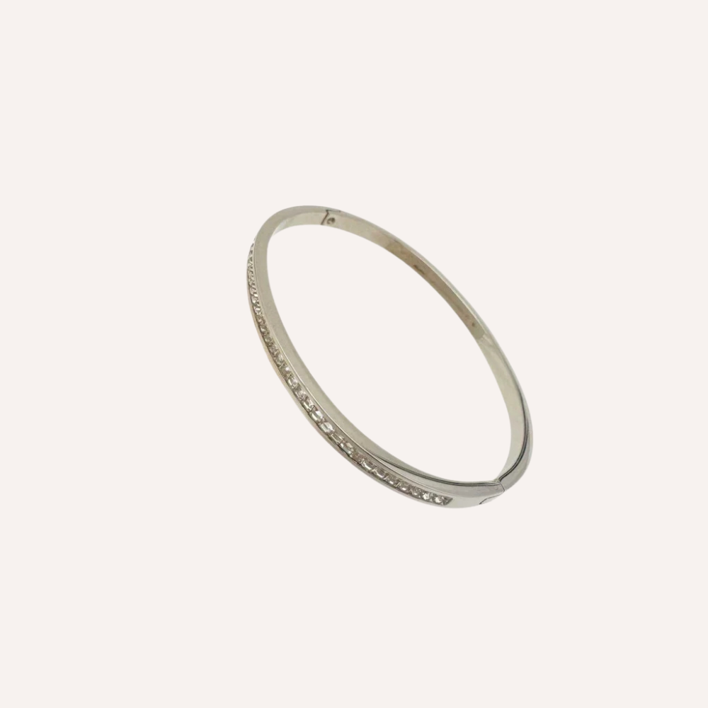 Bracciale rigido con zirconi – Bracciale Vittoria