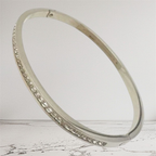 Bracciale rigido con zirconi – Bracciale Vittoria