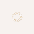 Bracciale dorato a cerchi intrecciati – Aria