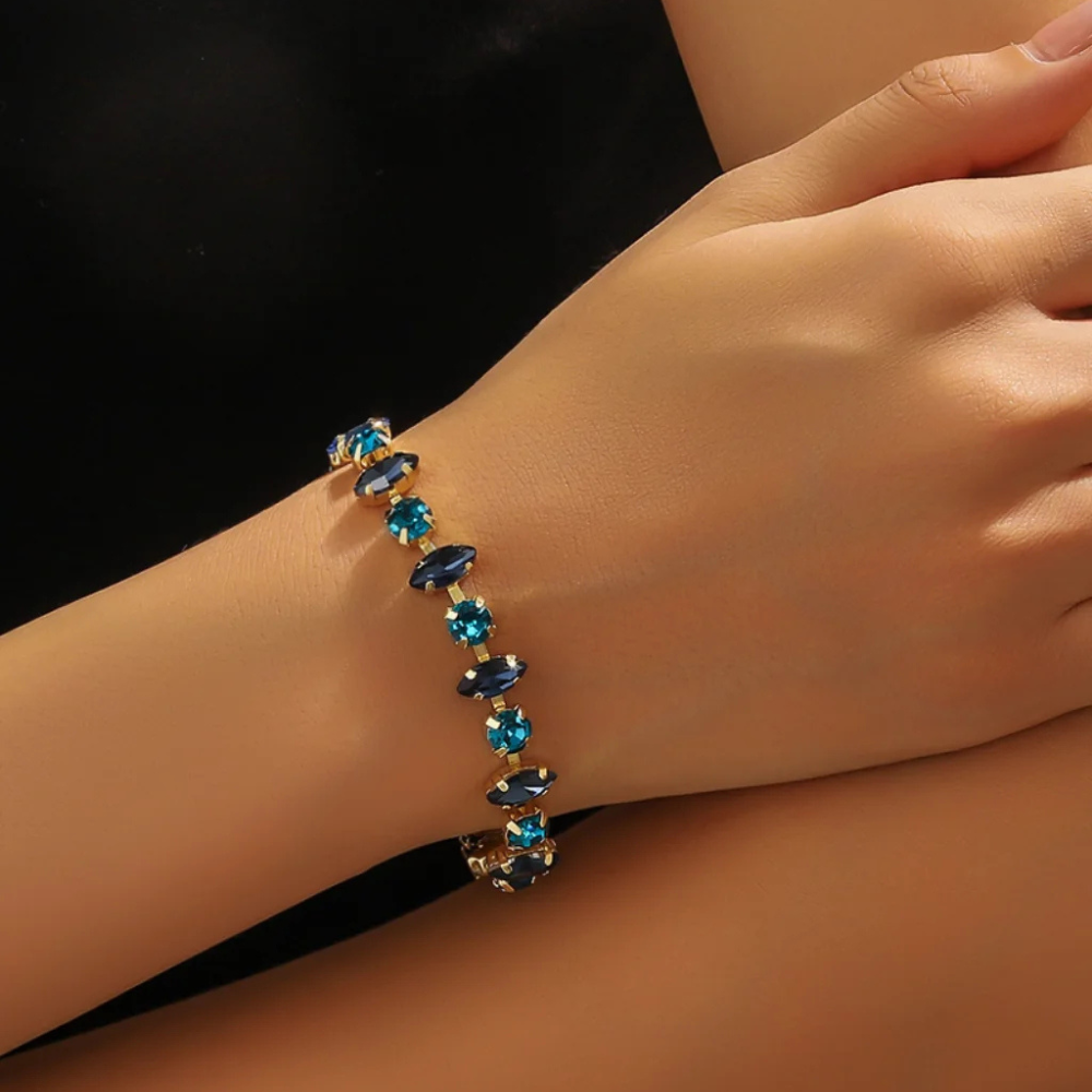 Bracciale con cristalli multiforma – Bracciale Eden