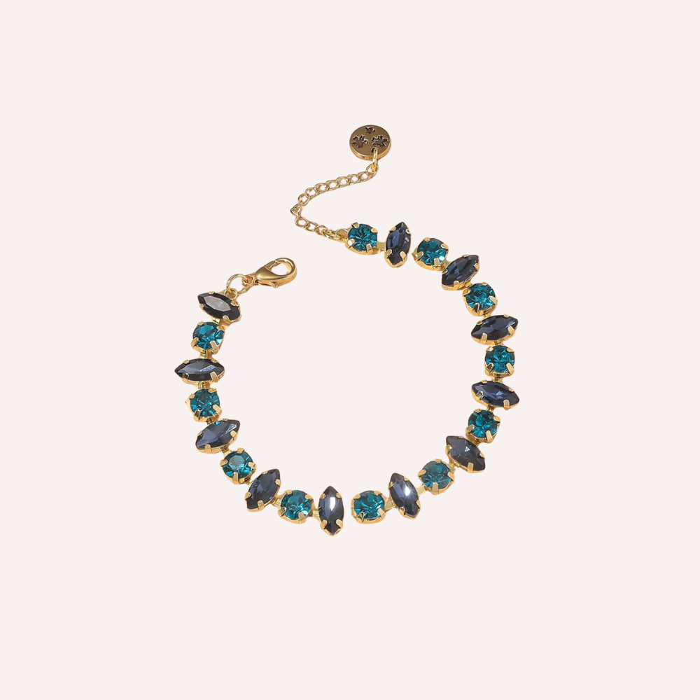 Bracciale con cristalli multiforma – Bracciale Eden