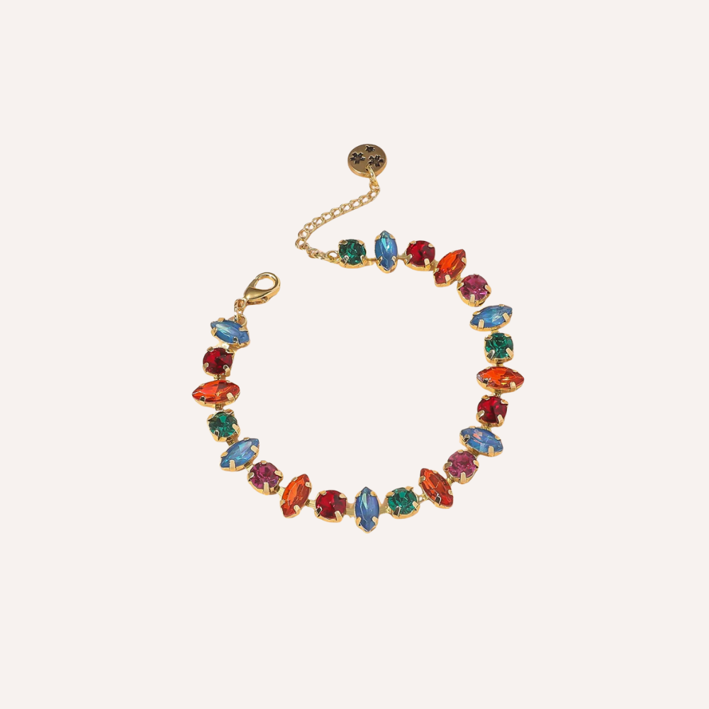 Bracciale con cristalli multiforma – Bracciale Eden