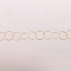Bracciale dorato a cerchi intrecciati – Aria