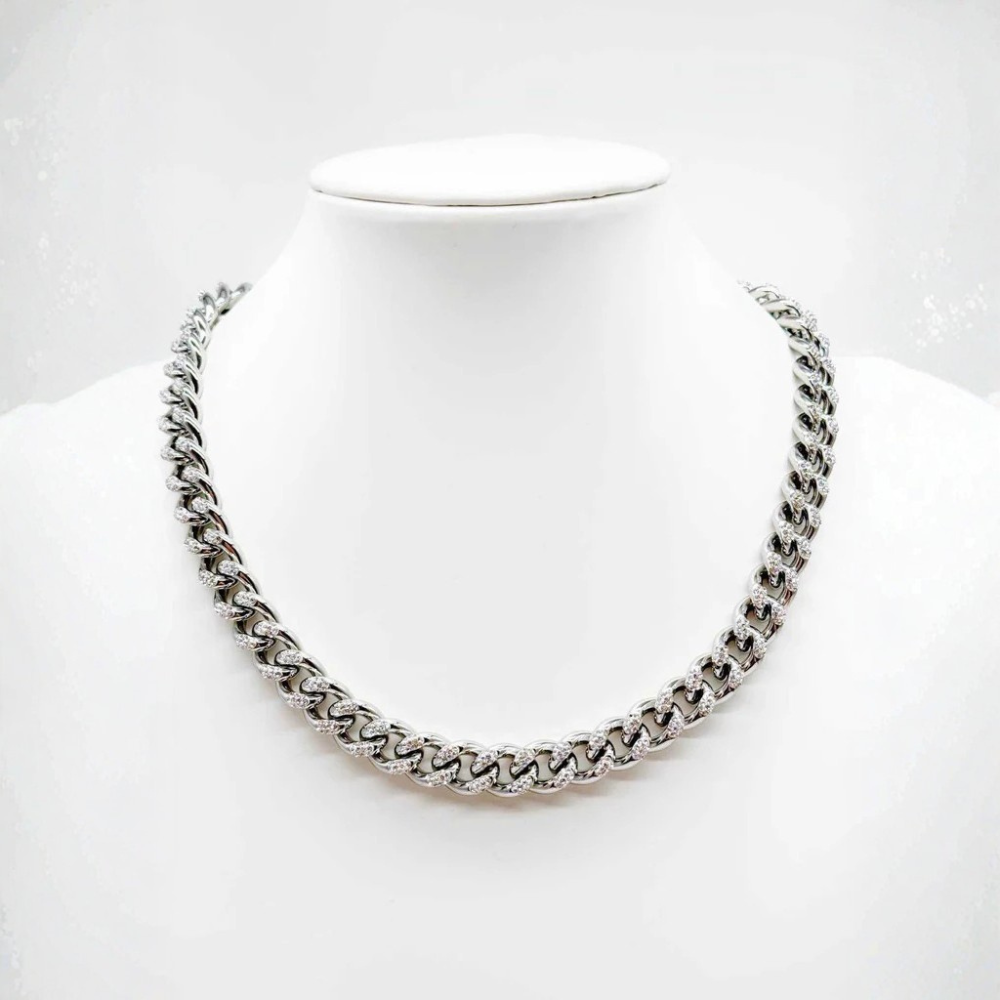 Collana a catena diamantata –  Collana Chain Luxe