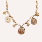 Collana con charms a moneta – Minerva