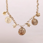 Collana con charms a moneta – Minerva