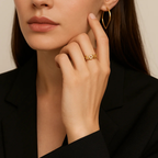 Anello dorato con scritta “Love” – Love