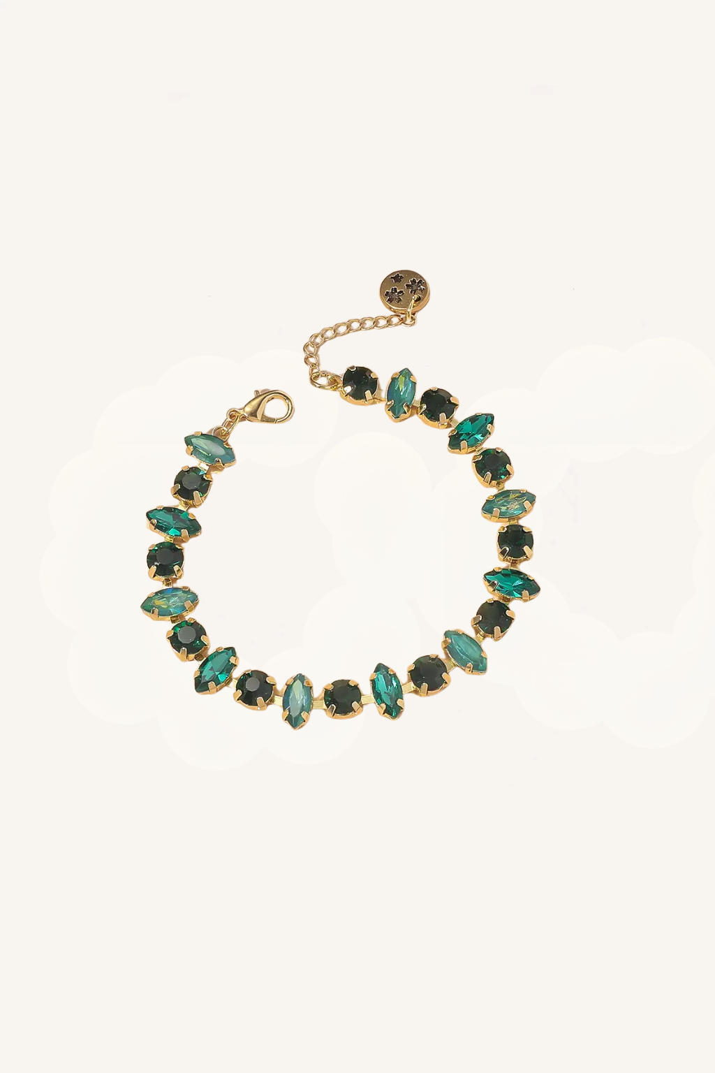 Bracciale con cristalli multiforma – Bracciale Eden