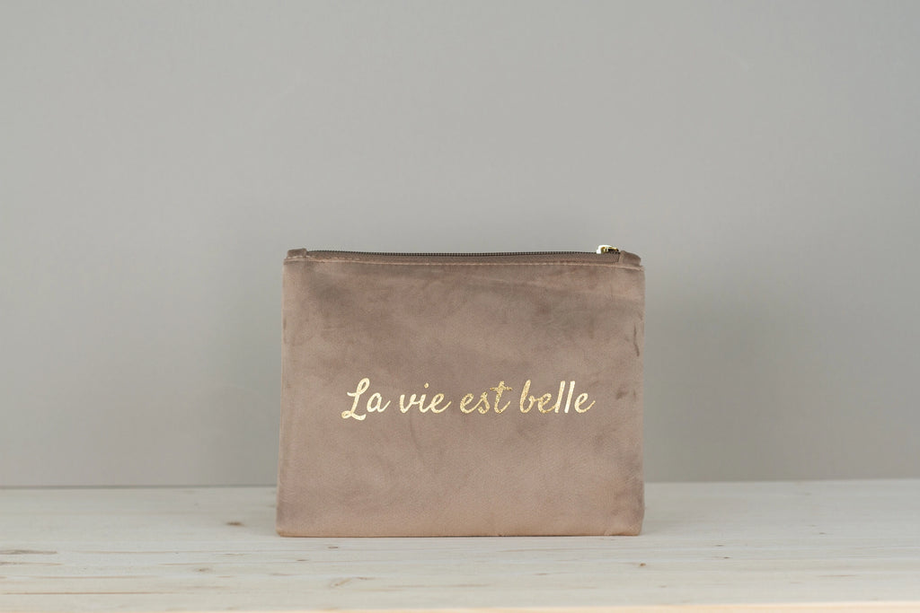 Pochette in velluto – Your Best Era Bag