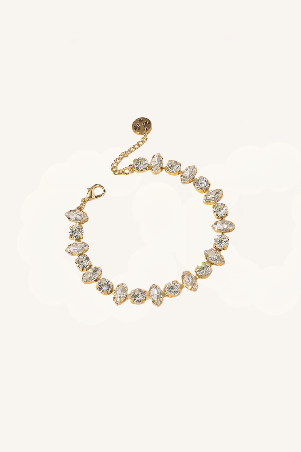 Bracciale con cristalli multiforma – Bracciale Eden