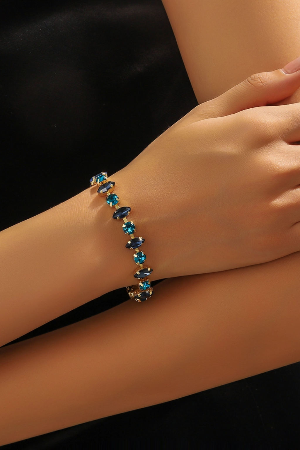 Bracciale con cristalli multiforma – Bracciale Eden