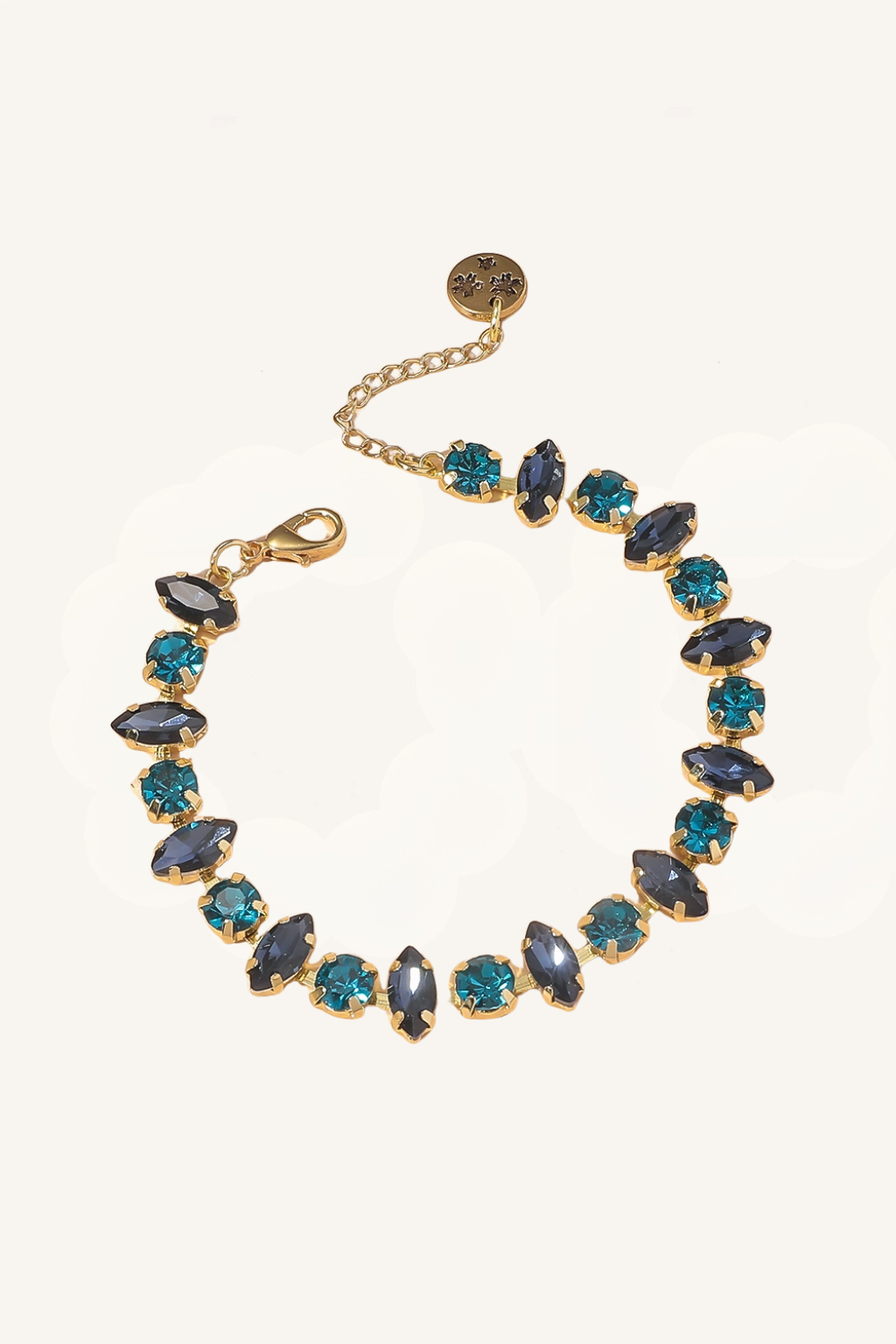 Bracciale con cristalli multiforma – Bracciale Eden