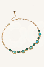 Collana con cristalli turchesi – Collana Coral Bay