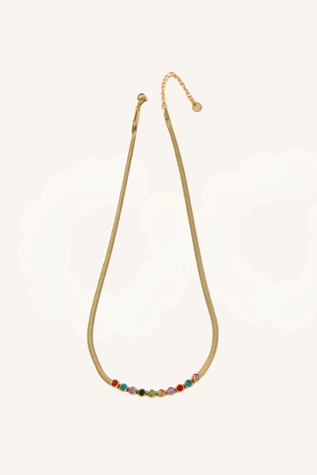 Collana con cristalli colorati – Collana Iris