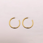 Orecchini a cerchio lucido – Small Loop