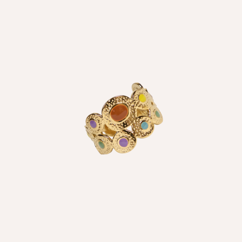 Anello multicolor dorato – Orione