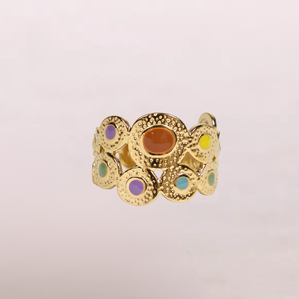 Anello multicolor dorato – Orione