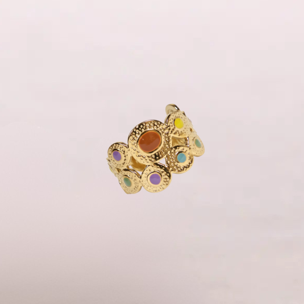 Anello multicolor dorato – Orione