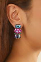 Orecchini con cristalli – Orecchini Vintage