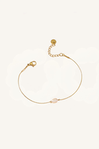 Set di bracciali dorati e perle – Set Luminosa