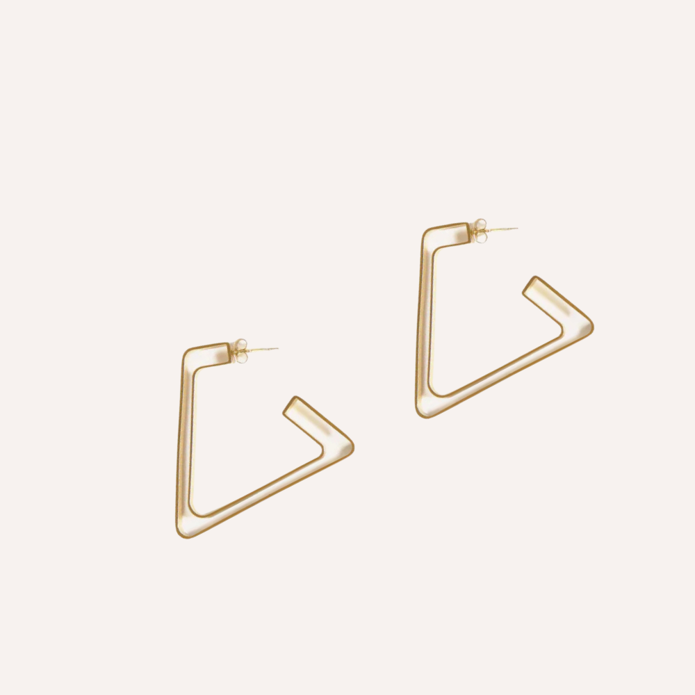 Orecchini geometrici triangolari – Triangolo