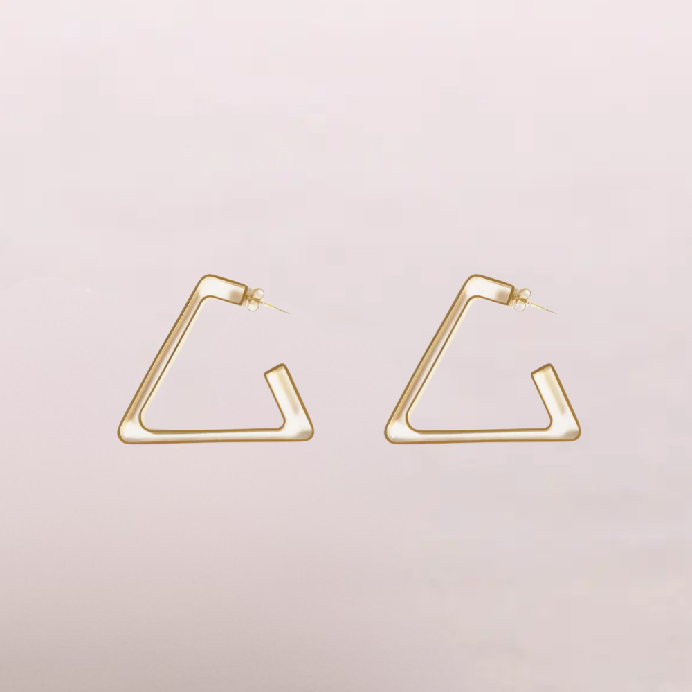 Orecchini geometrici triangolari – Triangolo
