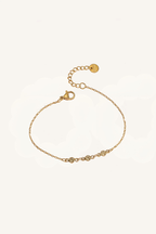 Set di bracciali dorati e perle – Set Luminosa