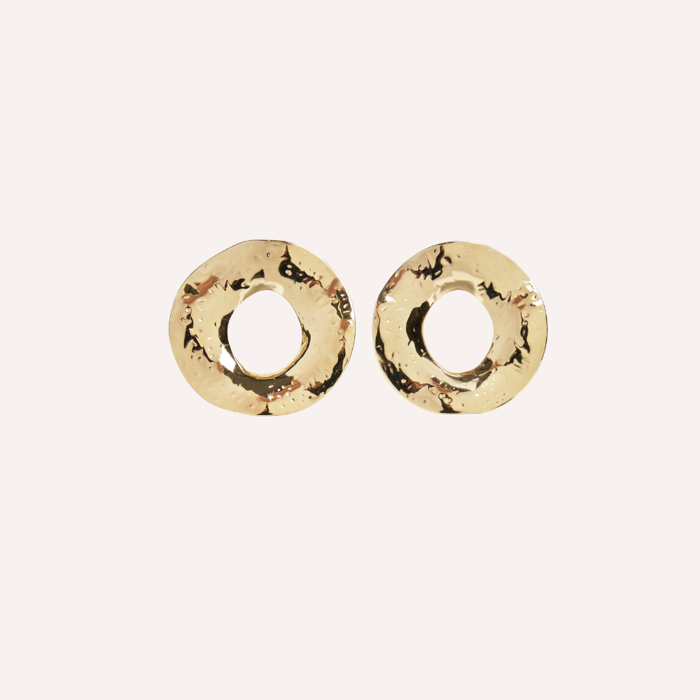 Orecchini tondi martellati – Eos