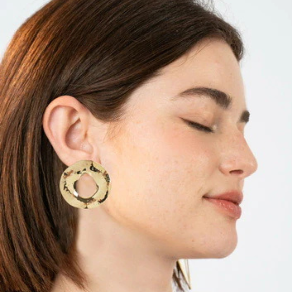 Orecchini tondi martellati – Eos