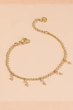 Set di bracciali dorati con perline – Set Golden Light