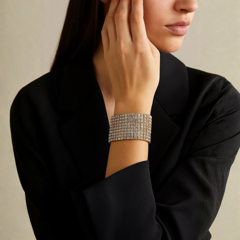 Bracciali elastici con cristalli – Bracciali Lume