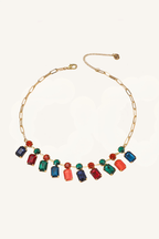 Collana con cristalli colorati – Collana Ofelia
