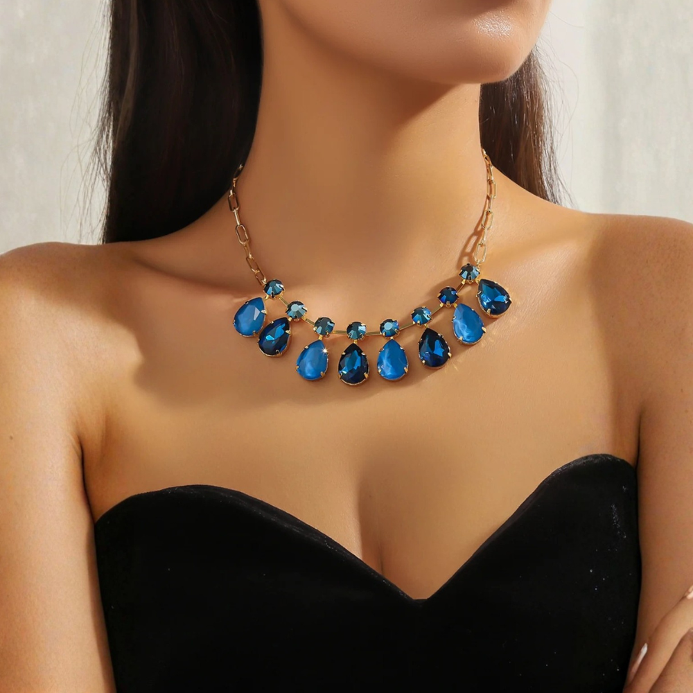 Collana con cristalli colorati – Collana Siren