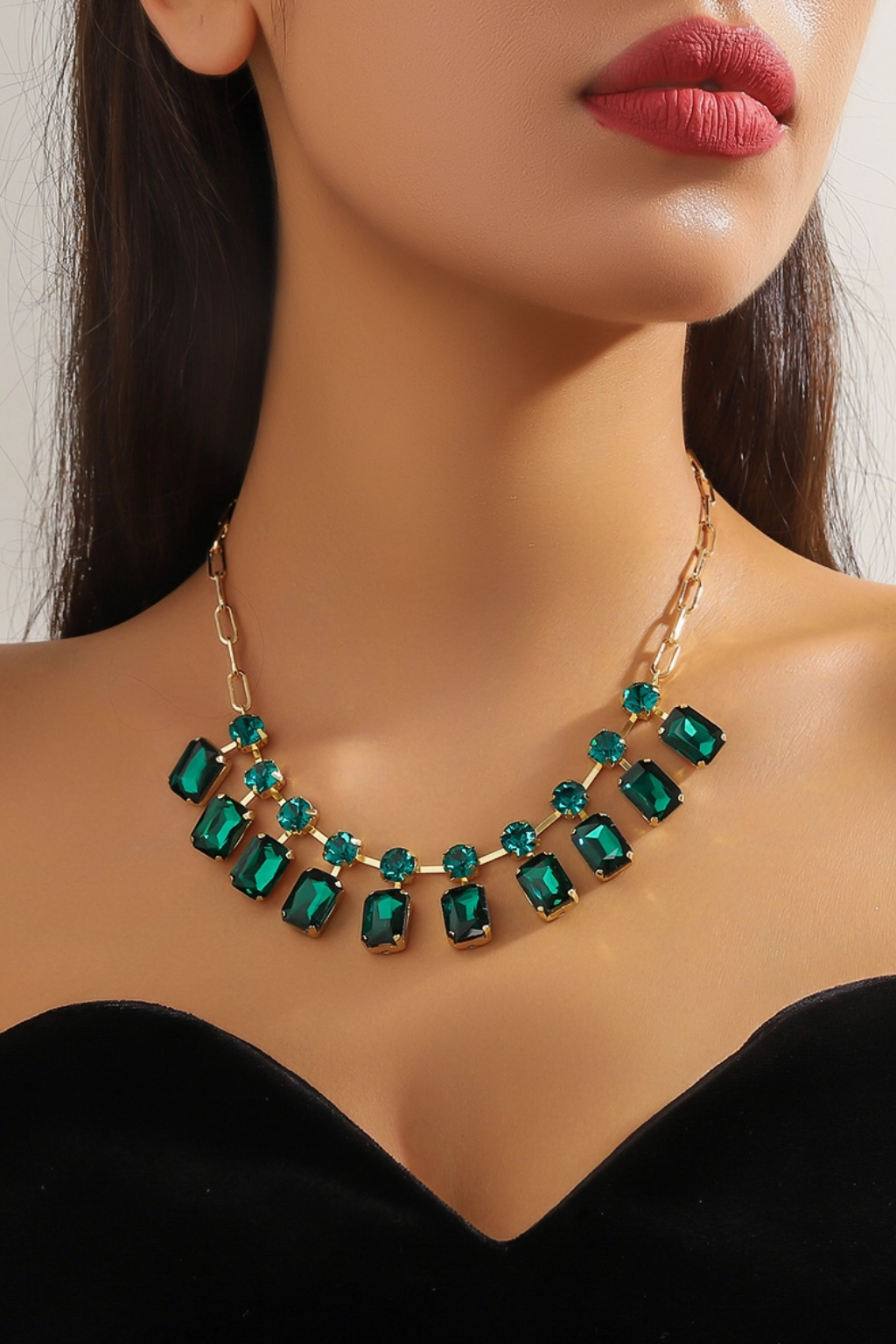 Collana con cristalli colorati – Collana Ofelia