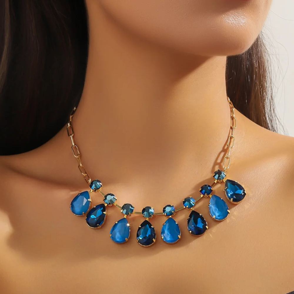 Collana con cristalli colorati – Collana Siren