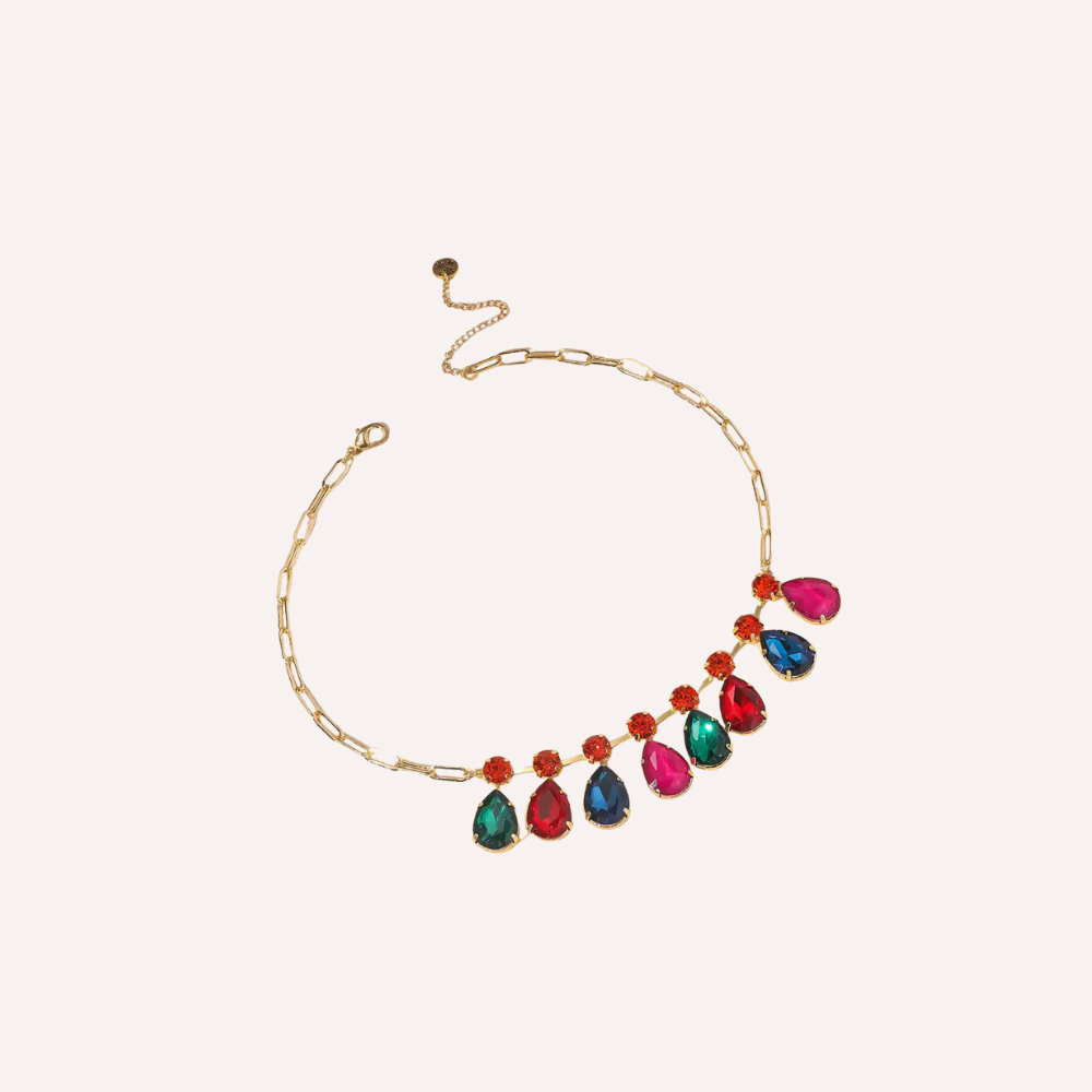Collana con cristalli colorati – Collana Siren