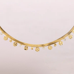 Collana dorata con pendenti e punti luce - Ninfa