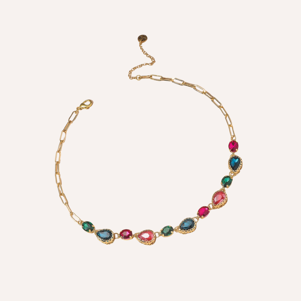 Collana con cristalli turchesi – Collana Coral Bay