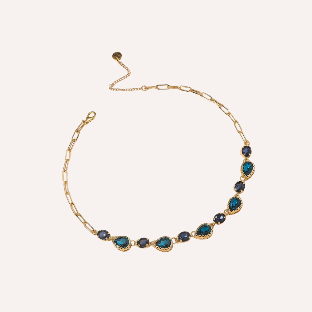 Collana con cristalli turchesi – Collana Coral Bay