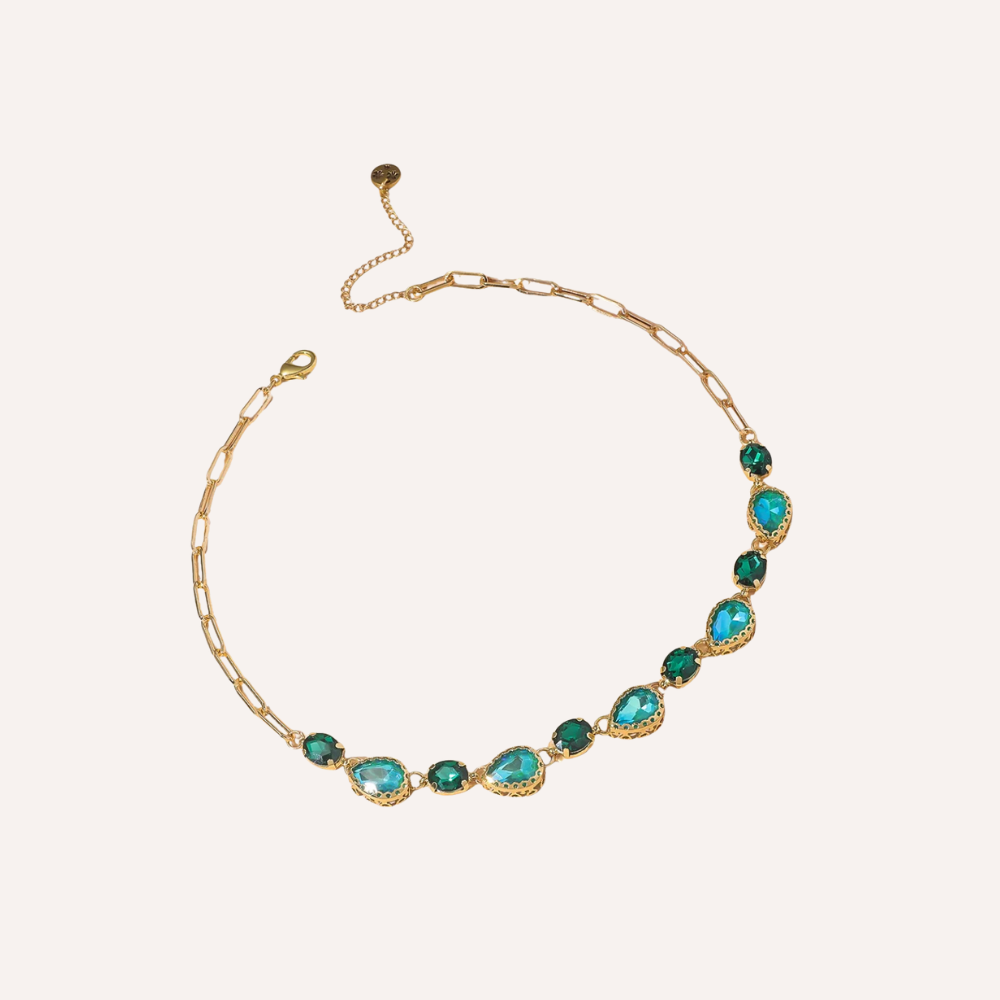 Collana con cristalli turchesi – Collana Coral Bay
