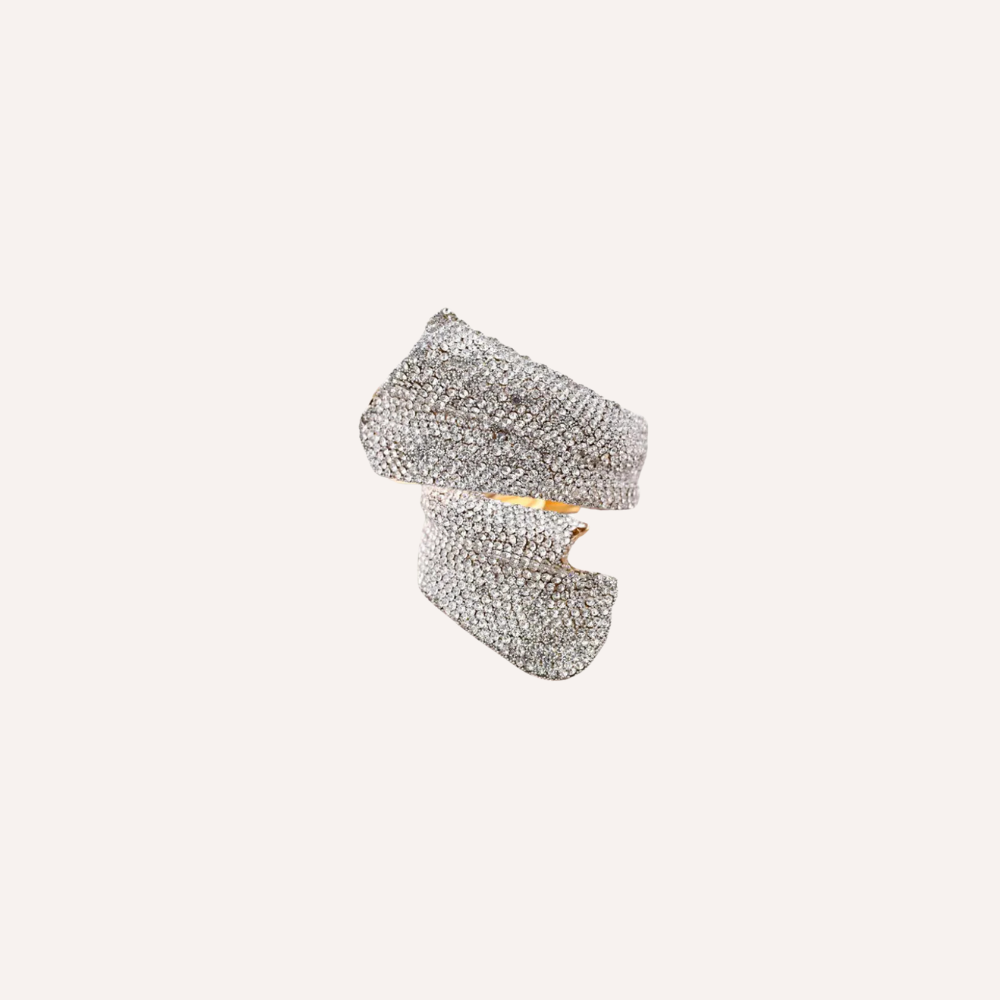 Bracciale con cristalli effetto drappeggio – Bracciale Spark