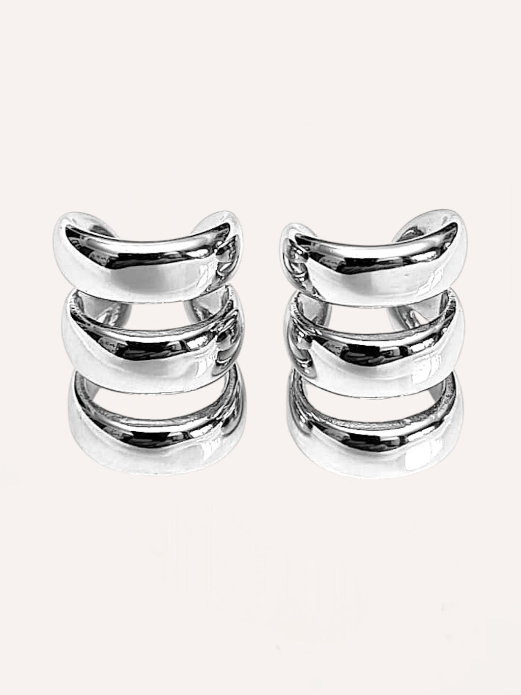 Earcuff a bande intrecciate – Earcuff Zefiro