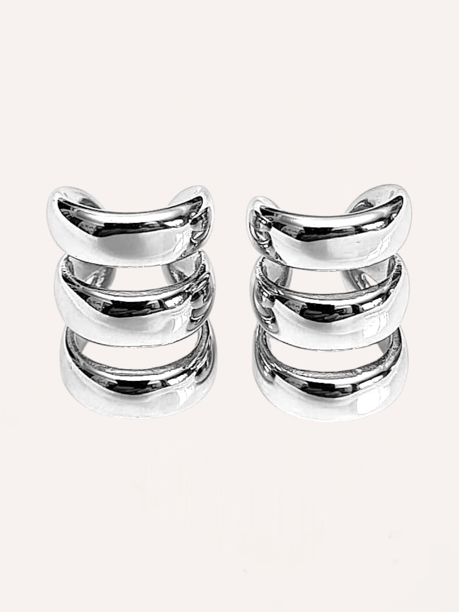 Earcuff a bande intrecciate – Earcuff Zefiro