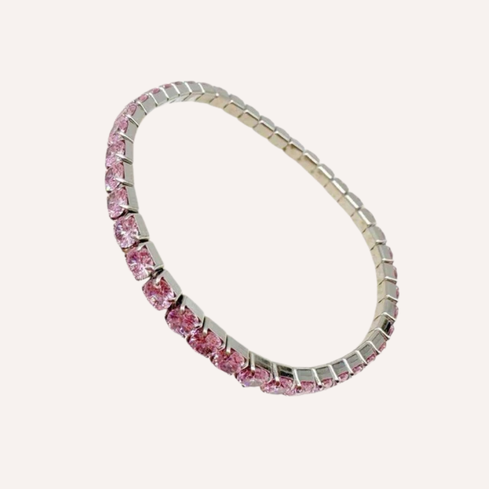 Bracciali tennis con zirconi colorati grandi – Tennis Luxe