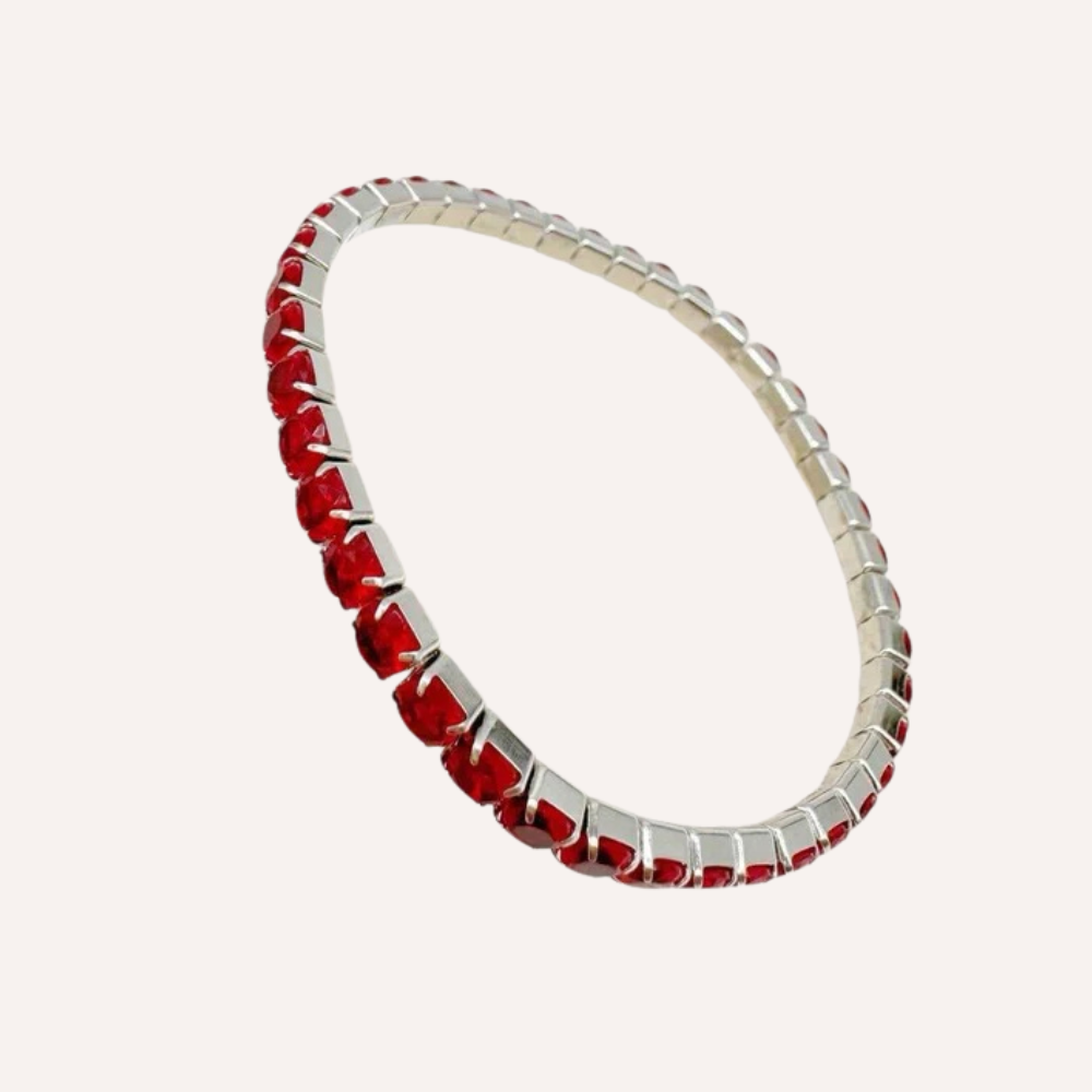 Bracciali tennis con zirconi colorati grandi – Tennis Luxe