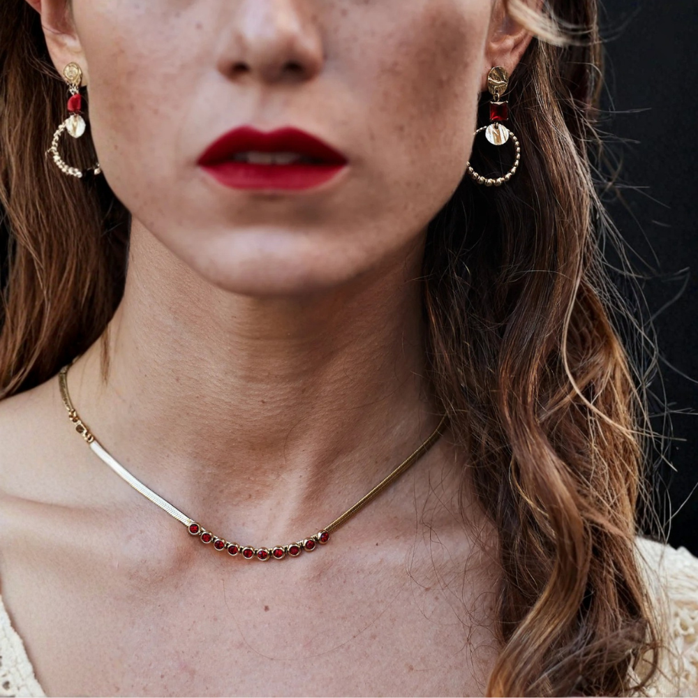 Collana con cristalli colorati – Collana Iris