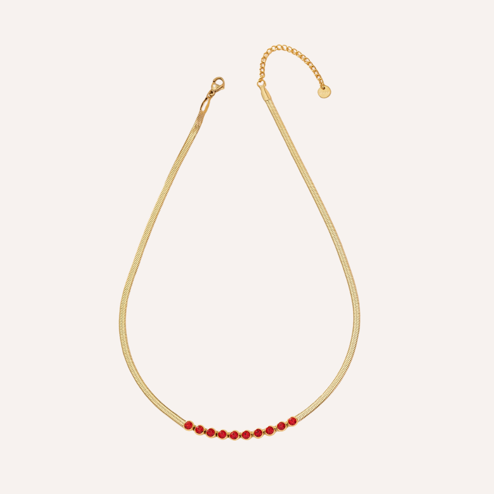 Collana con cristalli colorati – Collana Iris