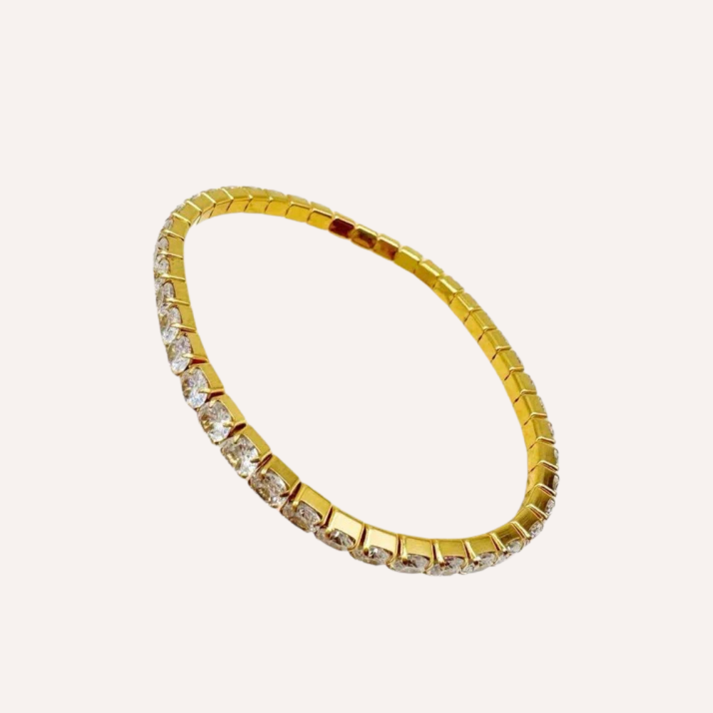 Bracciali tennis con zirconi colorati grandi – Tennis Luxe